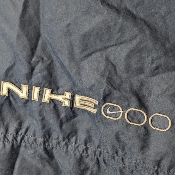 Vintage Y2K Nike 2000's Full Zip Windbreaker Jacket Mens Size XL Navy Blue A041 - Picture 13 of 16